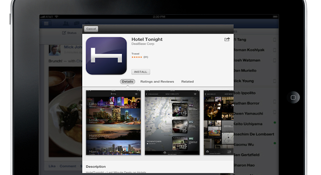 Facebook Allows Iphone Ipad Users To Download Apps Directly From Ads Talking Points Memo
