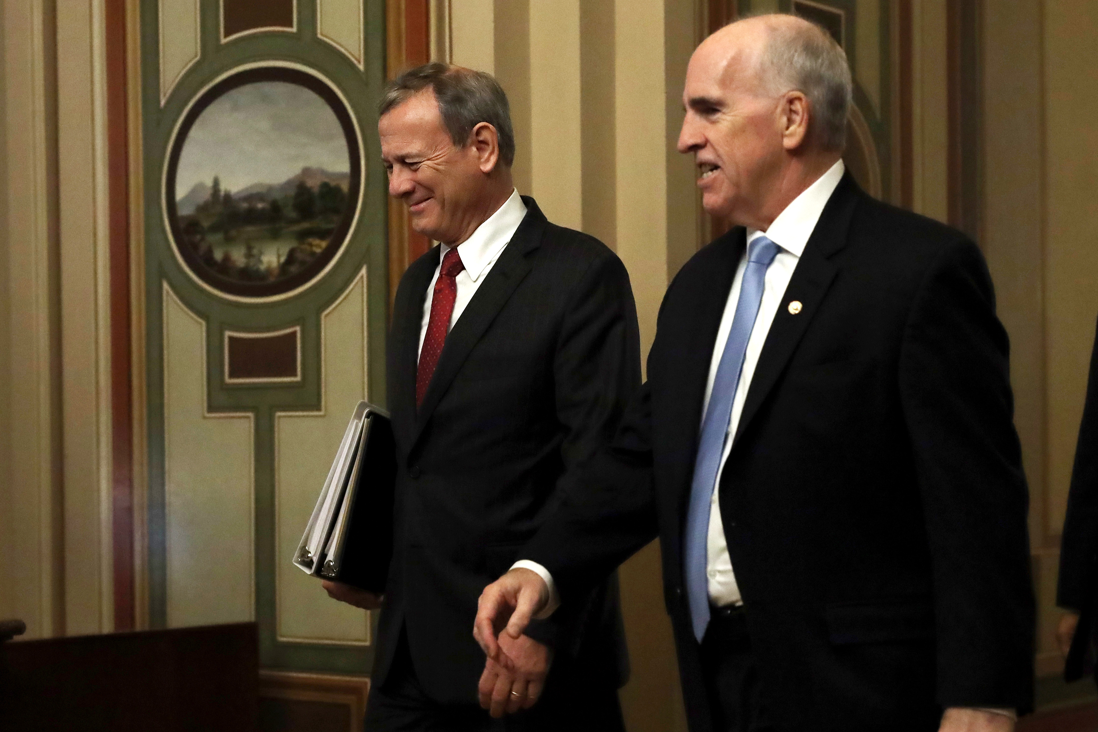 Liveblog Senators Sworn In For Impeachment Trial Talking Points