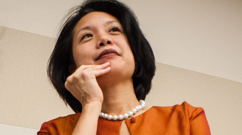 WASHINGTON, DC - OCTOBER 29: Jessie K. Liu, at a National Asian Pacific American Bar Association even in 2013. Liu was just named the U.S. Attorney for the District of Columbia by the Trump Administration.(Photo by André Chung for The Washington Post)
