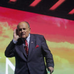 PALM BEACH, FL - DECEMBER 19: Trump Attorney Rudy Giuliani Addresses the crowd at the Turning Point USA Student Action Summit on December 19, 2019 in Palm Beach, Florida. Conservative high school students gathered for a 4-day invite-only conference hosted by Turning Point USA to hear from conservative leaders and activists from across the U.S.(Photo by Saul Martinez/Getty Images)