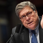 WASHINGTON, D.C.- JULY 28, 2020: Attorney General William Barr appears before the House Judiciary Committee on Capitol Hill in Washington D.C. on July 28, 2020. The committee was interested in learning why federal law enforcement officers were sent to cities where protests were held, among other issues. (Matt McClain/The Washington Post/POOL)