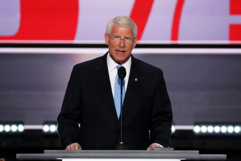 CLEVELAND, OH - JULY 18:  on the first day of the Republican National Convention on July 18, 2016 at the Quicken Loans Arena in Cleveland, Ohio. An estimated 50,000 people are expected in Cleveland, including hundreds of protesters and members of the media. The four-day Republican National Convention kicks off on July 18. (Photo by Alex Wong/Getty Images)