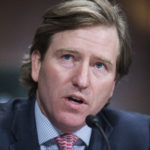 UNITED STATES - MAY 14: Christopher Krebs serves, director of the Department of Homeland Security's Cybersecurity and Infrastructure Security Agency, testifies during a Senate Judiciary Committee hearing in Dirksen Building titled "5G: National Security Concerns, Intellectual Property Issues, and the Impact on Competition and Innovation," on Tuesday, May 14, 2019. (Photo By Tom Williams/CQ Roll Call)