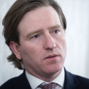 UNITED STATES - JANUARY 22: Christopher Krebs, director of the Cybersecurity and Infrastructure Security Agency, attends the U.S Conference of Mayors’ 88th Winter Meeting at the Capital Hilton in Washington, D.C., on Wednesday, January 22, 2020. (Photo By Tom Williams/CQ Roll Call)