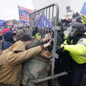 WASHINGTON, DC - JANUARY 06: Protesters gather on the second day of pro-Trump events fueled by President Donald Trump's continued claims of election fraud in an to overturn the results before Congress finalizes them in a joint session of the 117th Congress on Wednesday, Jan. 6, 2021 in Washington, DC. (Kent Nishimura / Los Angeles Times)
