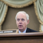 UNITED STATES - JANUARY 26 : Sen. Ron Johnson, R-Wis., questions Gina Raimondo, nominee for Secretary of Commerce, during her Senate Commerce, Science, and Transportation Committee confirmation hearing in Russell Senate Office Building in Washington, D.C., on Tuesday, January 26, 2021. (Photo By Tom Williams/CQ Roll Call/POOL)