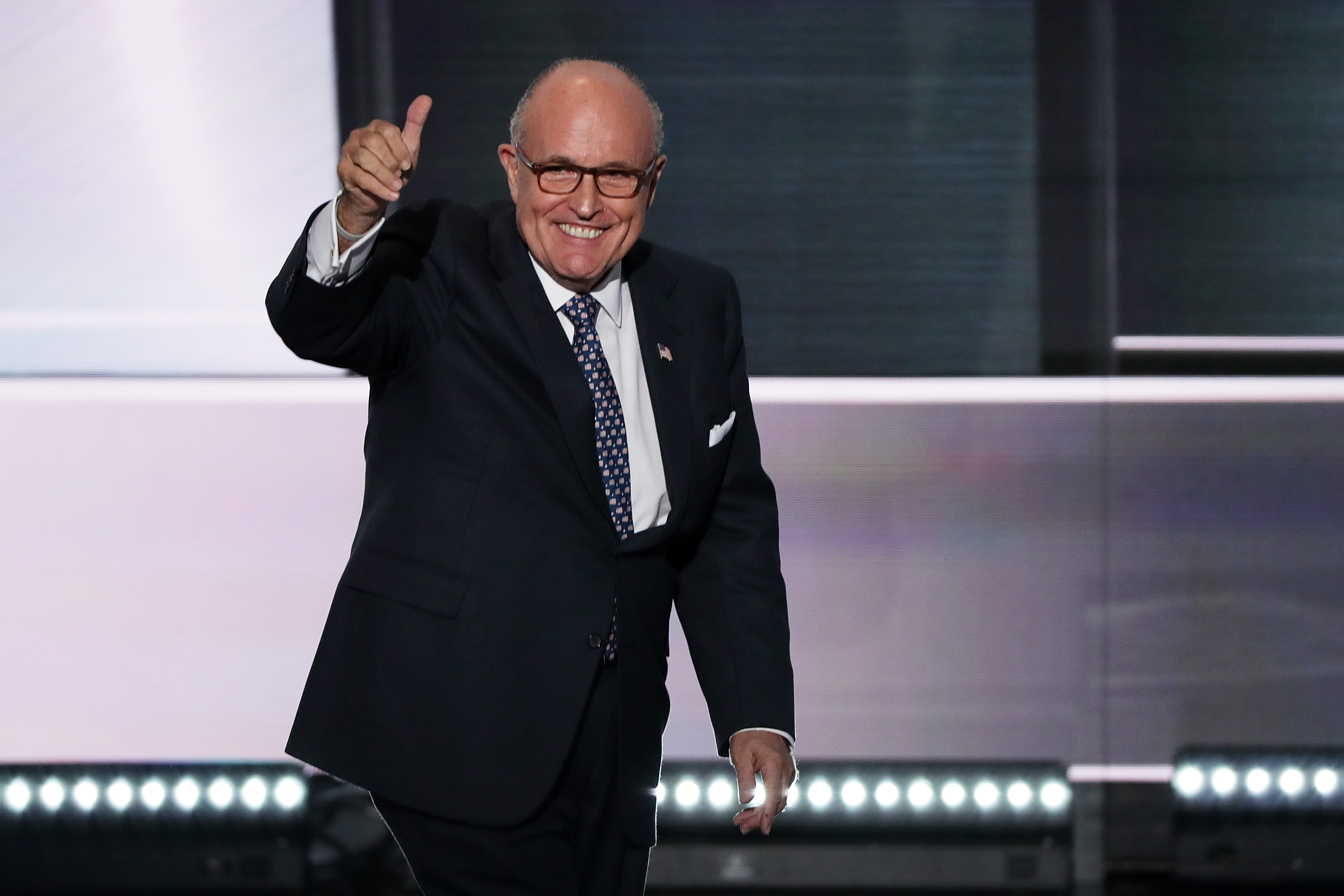 CLEVELAND, OH - JULY 18: on the first day of the Republican National Convention on July 18, 2016 at the Quicken Loans Arena in Cleveland, Ohio. An estimated 50,000 people are expected in Cleveland, including hundreds of protesters and members of the media. The four-day Republican National Convention kicks off on July 18. (Photo by Alex Wong/Getty Images)