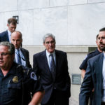 WASHINGTON, DC - JULY 24: Former Special Counsel Robert Mueller (center) is seen leaving after testifying to the House Judiciary Committee about his report on Russian interference in the 2016 presidential election on Capitol Hill on July 24, 2019 in Washington, DC. Mueller dismissed President Trump's claims of total exoneration before the House Judiciary Committee earlier in the day on Wednesday. (Photo by Alex Wroblewski/Getty Images)