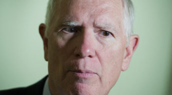 UNITED STATES - MAY 17: Rep. Mo Brooks, R-Ala., talks with reporters after a meeting of the House Republican Conference in the Capitol, May 17, 2016. (Photo By Tom Williams/CQ Roll Call)