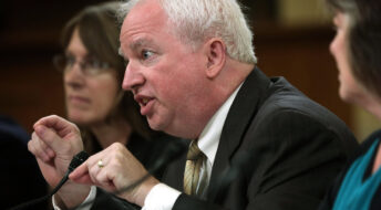 WASHINGTON, DC - JUNE 04:  John Eastman, chairman of the National Organization for Marriage, testifies during a hearing before the House Ways and Means Committee June 4, 2013 on Capitol Hill in Washington, DC. The committee heard from six representatives of groups that were targeted by the Internal Revenue Service (IRS) for special scrutiny.  (Photo by Alex Wong/Getty Images)